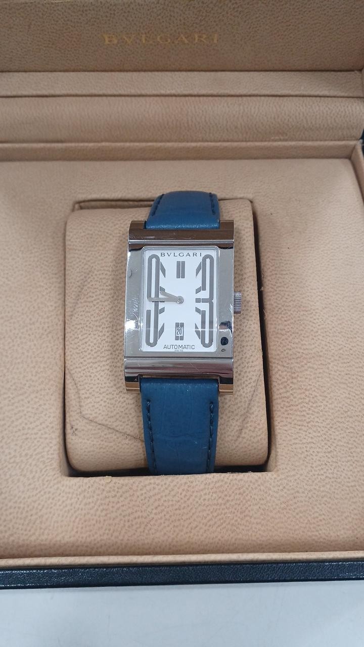BVLGARI RECTANGLE RT45S vintage quartz movement wristwatch luxury Swiss-made