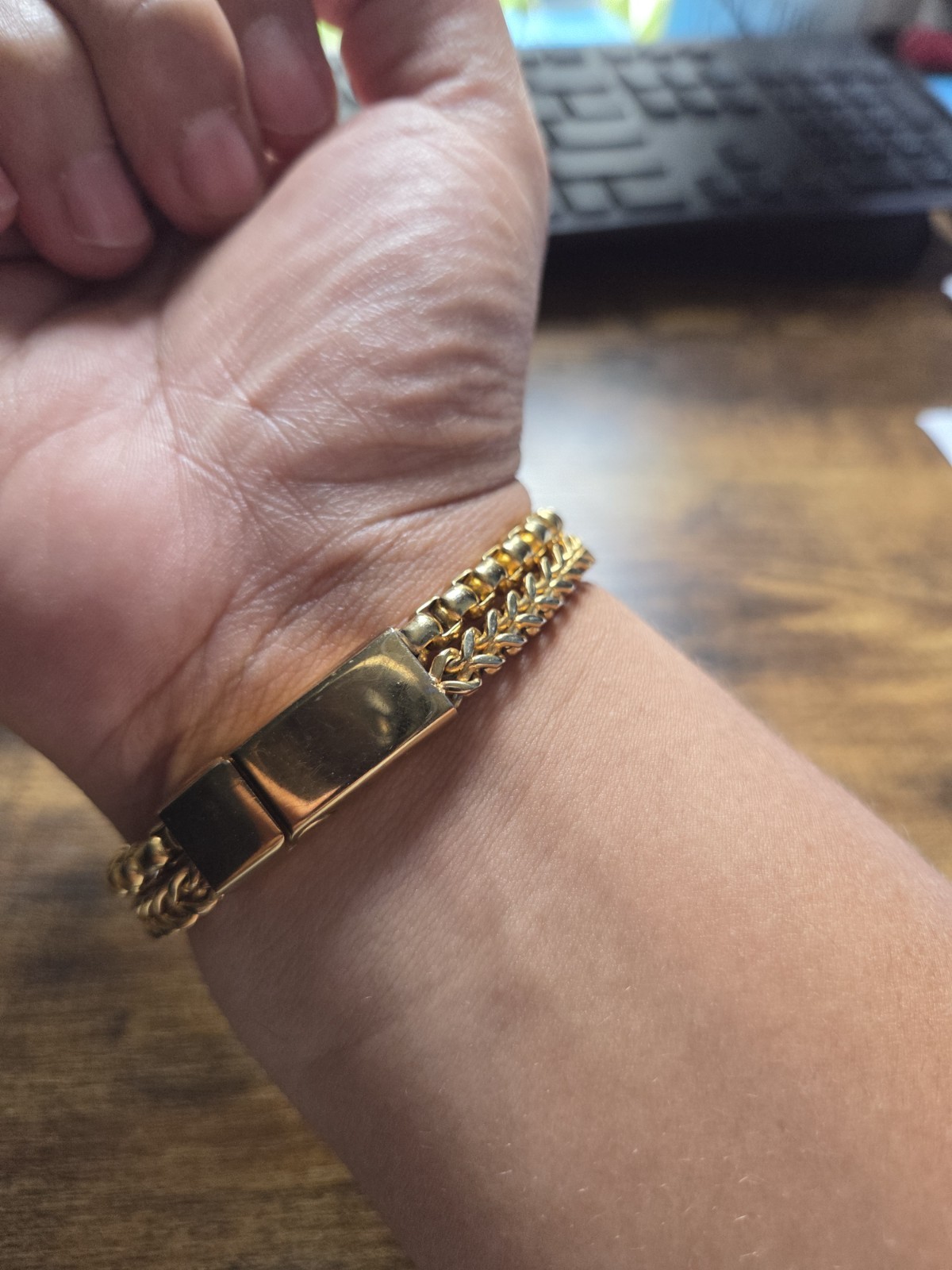 Mens stainless steel bracelet