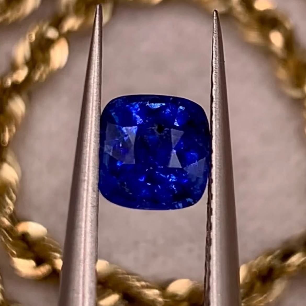 GFCO Certified 1.06Ct Natural Rare Stunning Royal Blue Sapphire From Sri Lanka