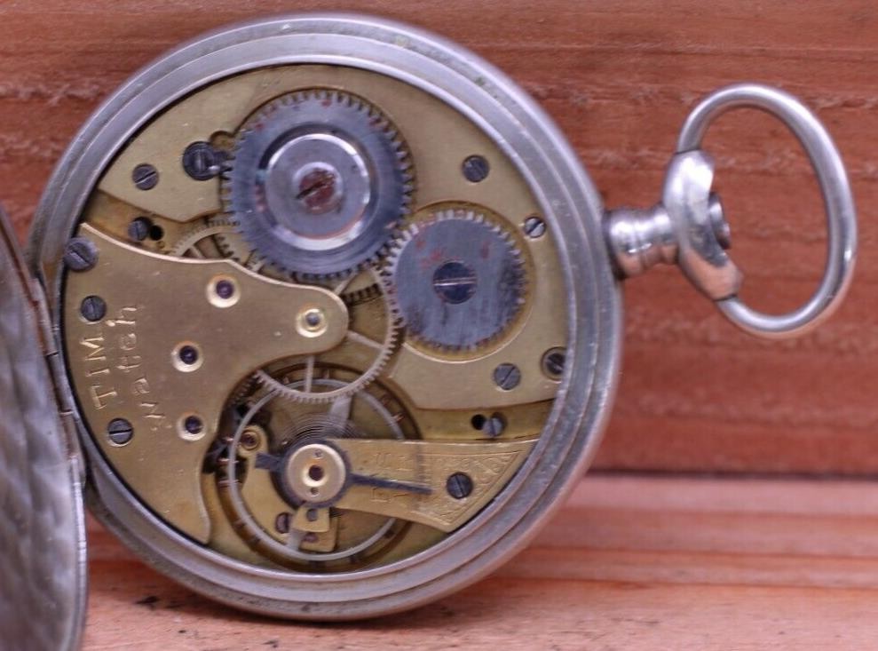 TIM HIGH GRADE SWISS POCKET WATCH 48.5mm FOR REPAIR (BO)