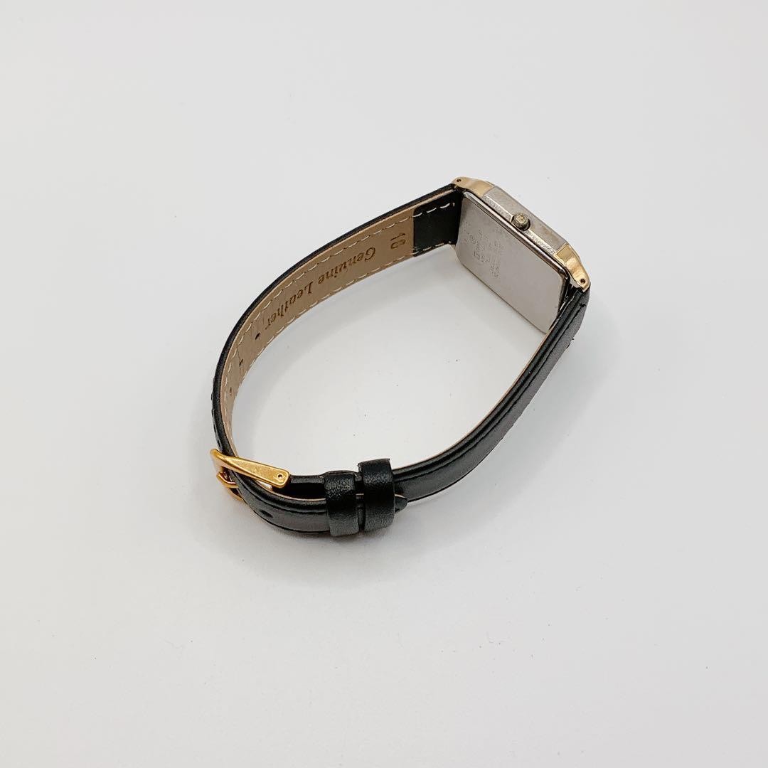 [New Battery] SEIKO Session Men’s Quartz Watch, Square Shape