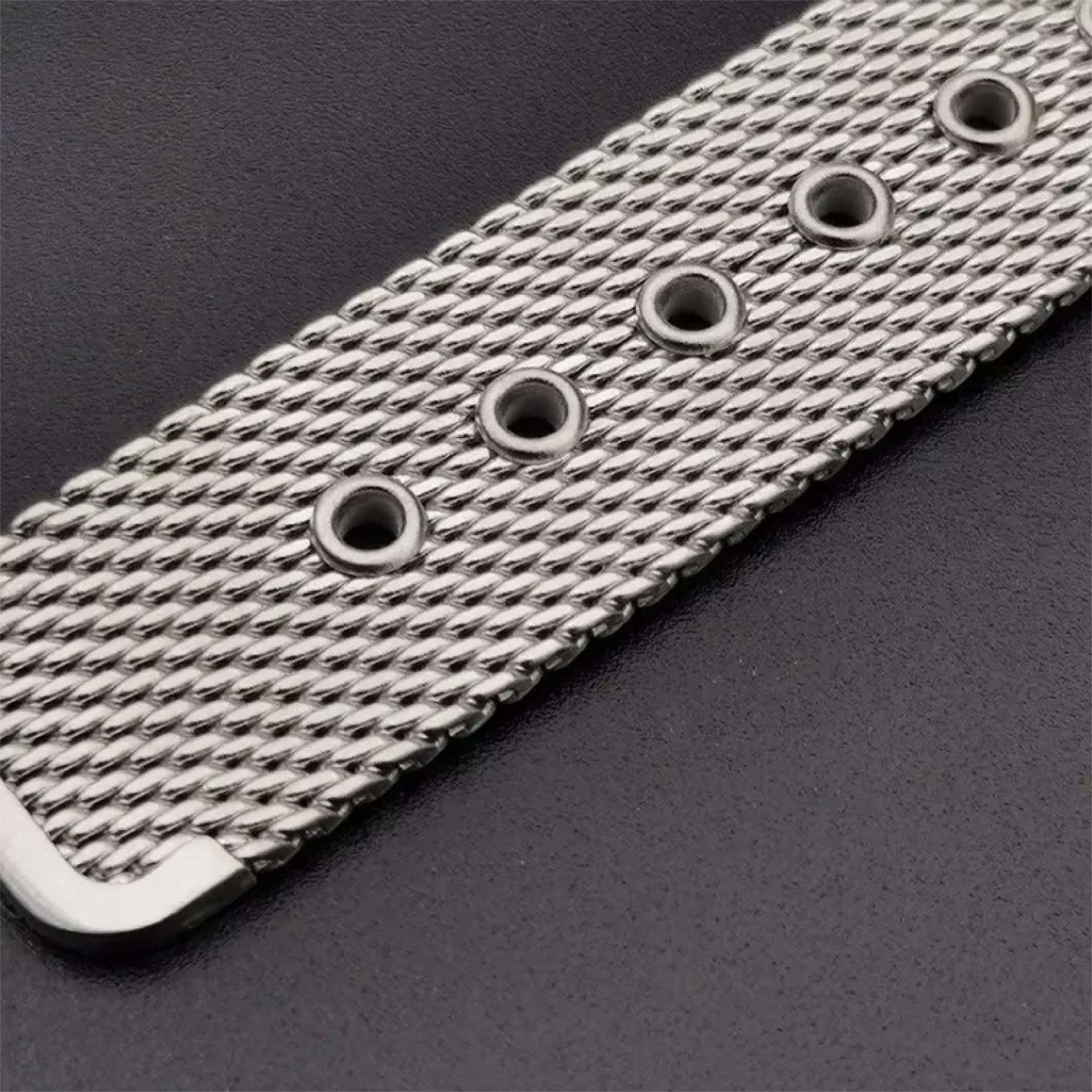 20mm Braided Stainless Mesh Band Strap For Omega Seamaster No Time To Die 007