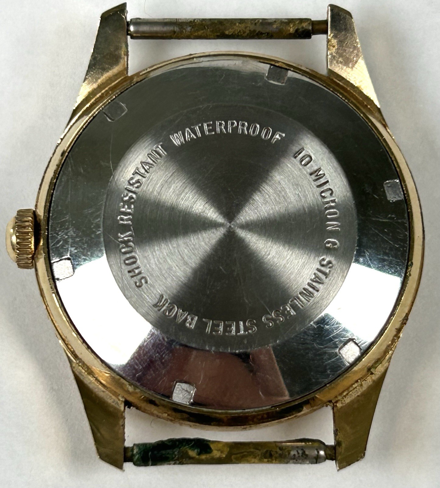 Vintage Helbros Self-Winding Watch Day Date West Germany 17 Jewels RUNNING