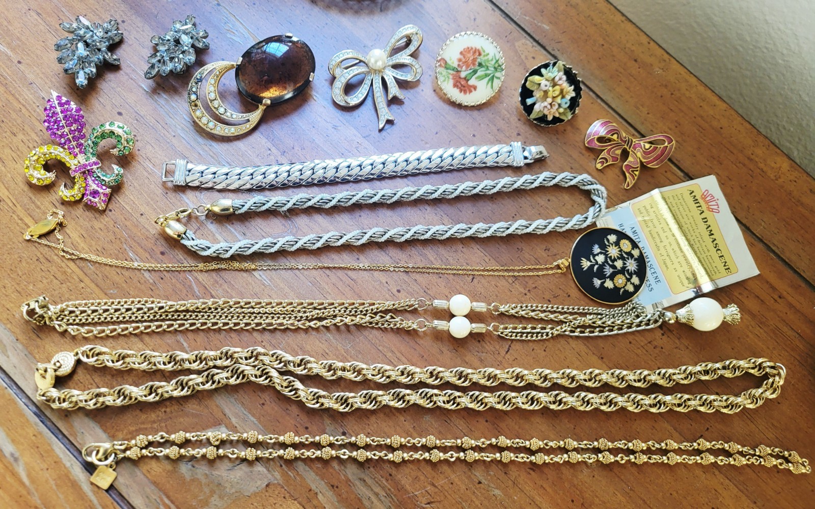 Weiss, Carolee, Trifari, Damascene, Coro, Park Lane, Monet, and Ann Klein plus