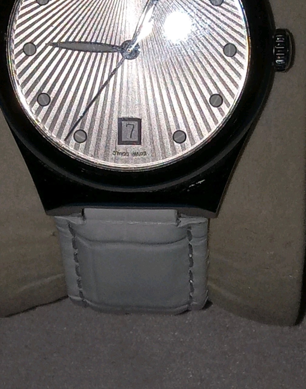 Victorinox Swiss Army Watch Women Victoria Infinity Dial Date New Leather Band