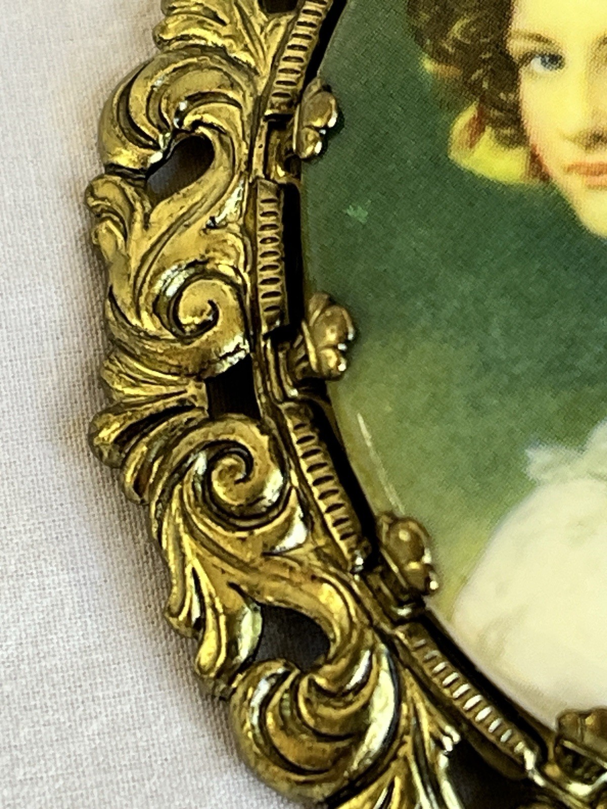 Vintage West Germany Porcelain Woman Necklace Pendant and Earrings Bridgerton St
