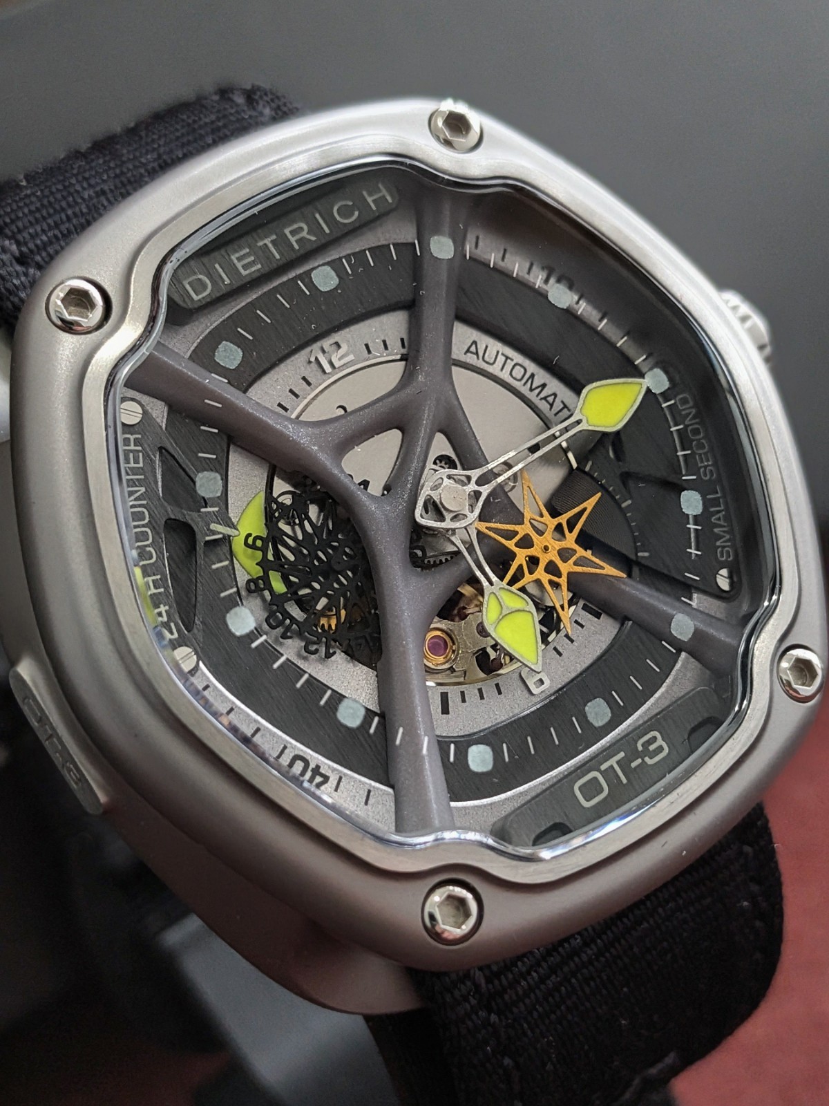 Dietrich OT-3 “Organic Time” Automatic Skeleton Watch
