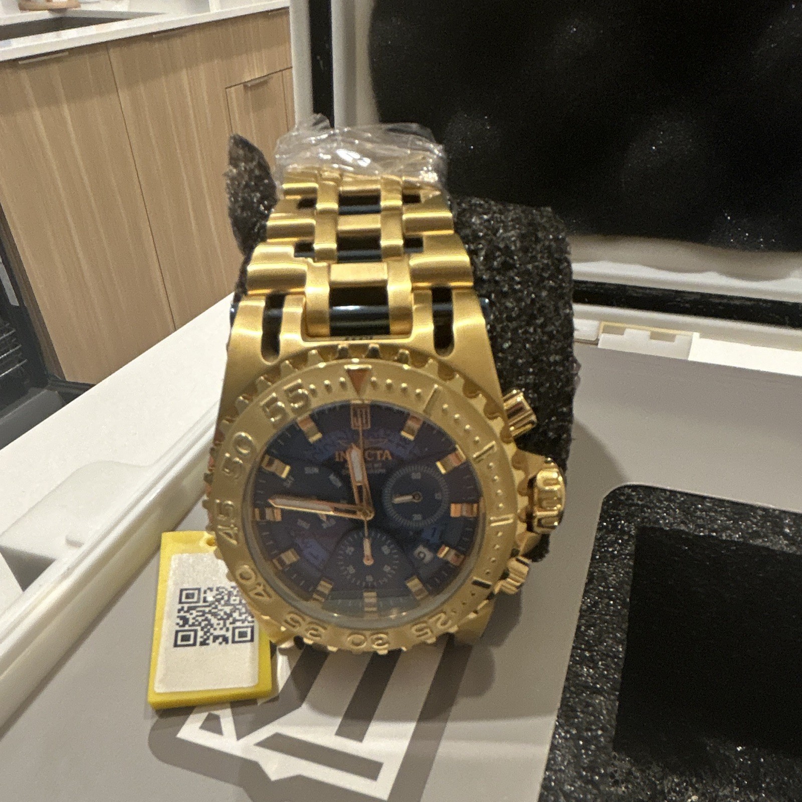 Invicta Jason Taylor 26417 Limited Edition 173/999 Swiss Chronograph Blue Dial