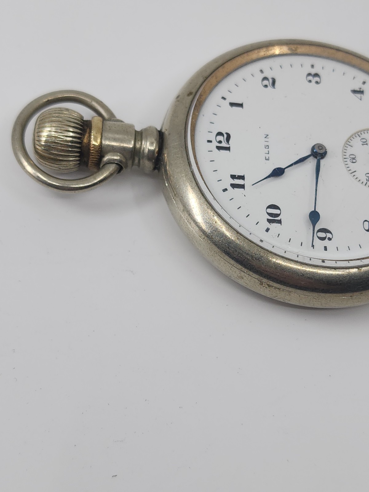 1920 Elgin Model 7 7j Size 16s Grade 291 Open Face Pocket Watch – Repair