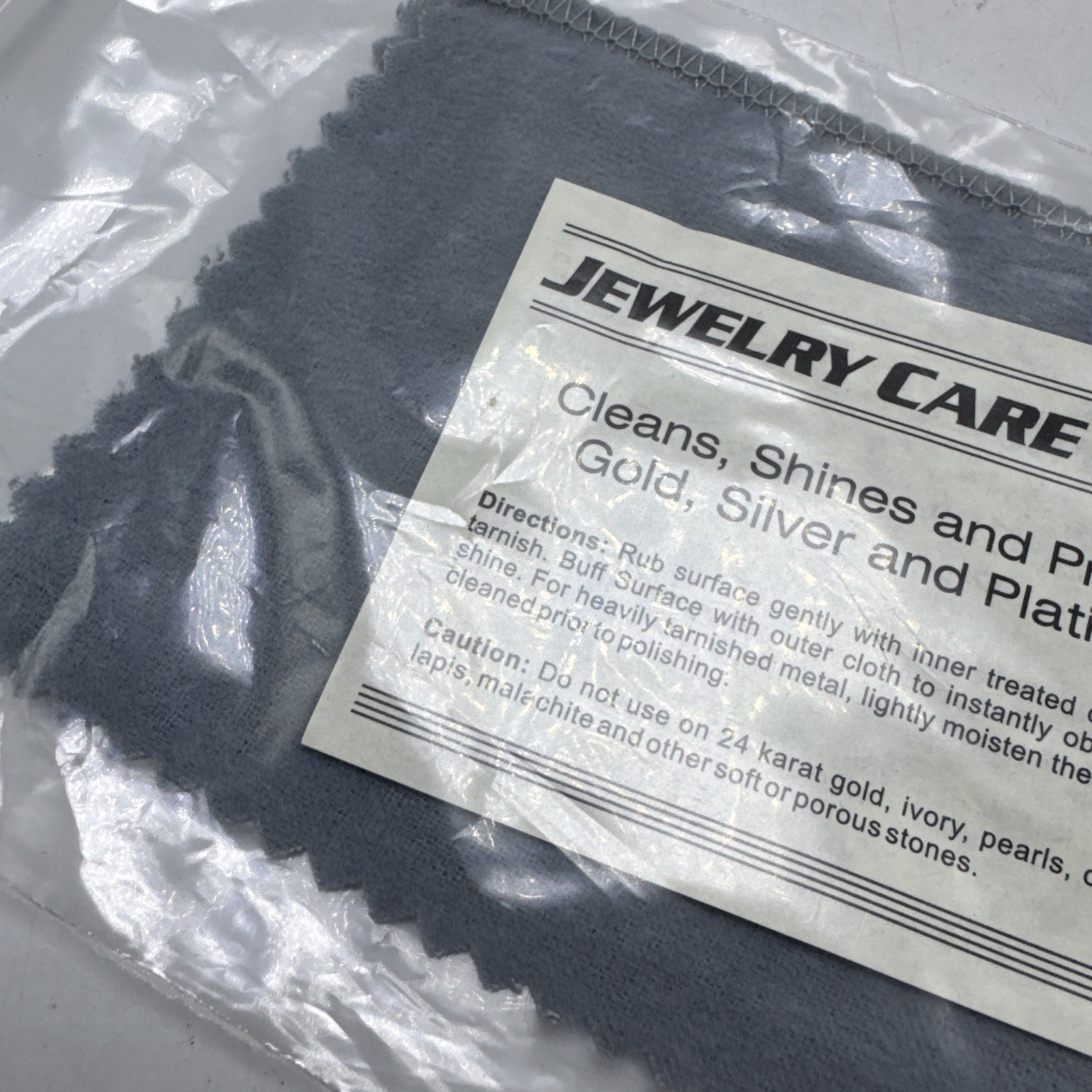Uben Jewelry Care Cloth Clean, Shines,, & Protects Gold Silver & Platinum New