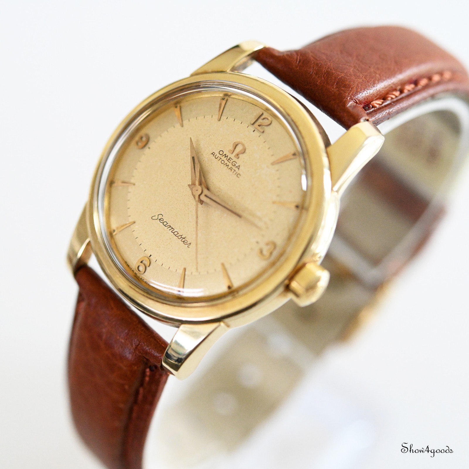 Omega Seamaster Gold caped 2846-2848 SC3 Automatic Cal 501 Overhauled – 1958