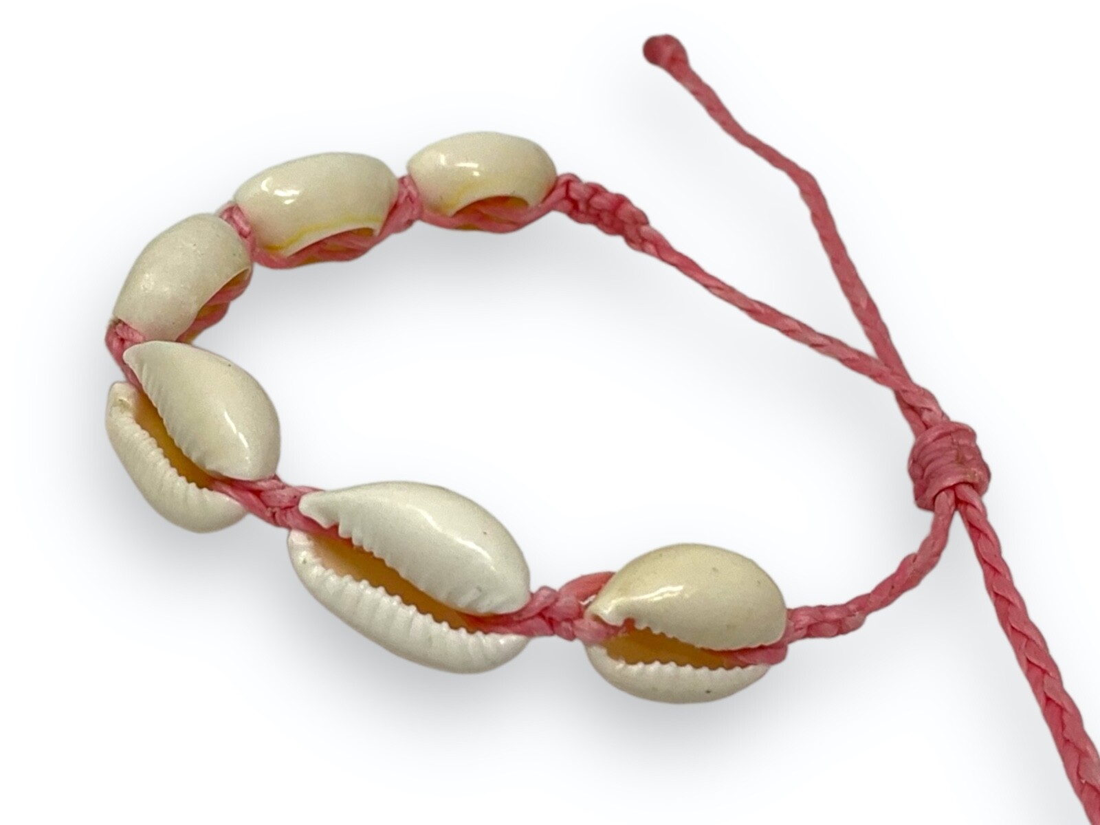 Adjustable Cowrie Shell Bracelet/Anklet – Versatile Handmade Seashell Jewelry