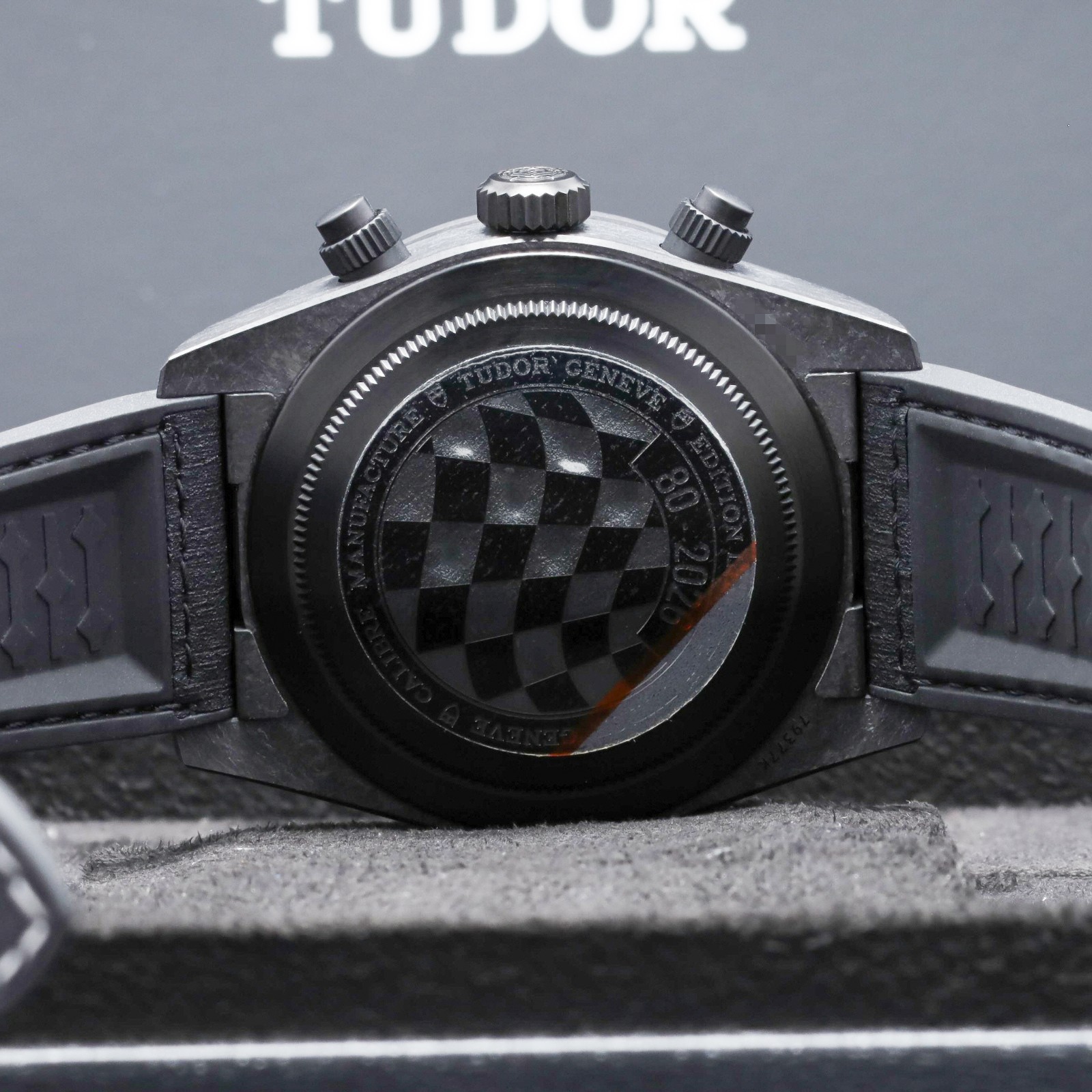 Tudor Black Bay Chrono 2026 42mm Carbon White Dial Hybrid Strap 79377KN