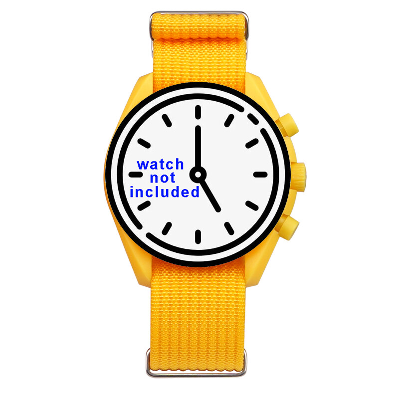 20mm Sport Bracelet Watch Strap Retro One-Piece Long Watchband Weave Nylon Bands