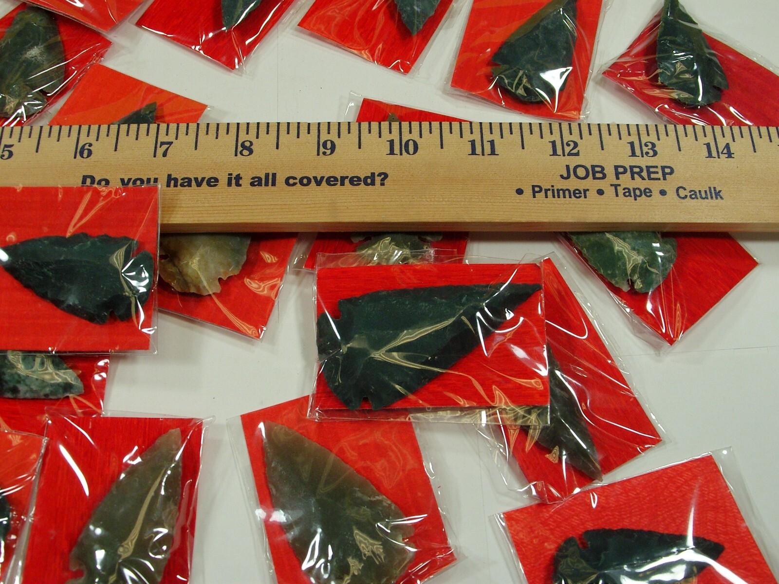 30 Pieces Large 2″ – 2 1/2″ India Handmade Agate Arrowheads Bulk Lot (FC-51) ⭐