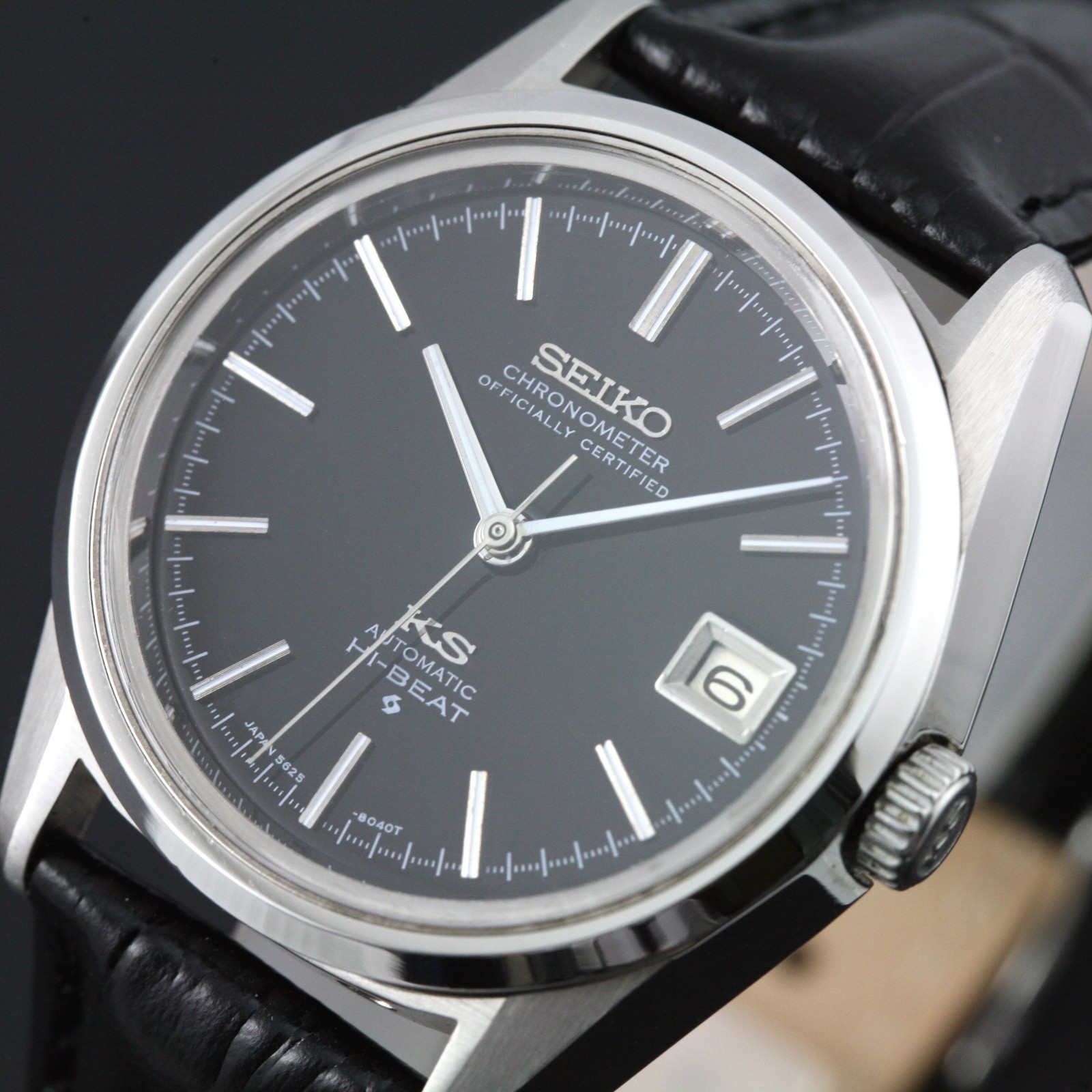 Vintage King Seiko KS Chronometer 5625-7040 Hi Beat Automatic Men’s Date Watch