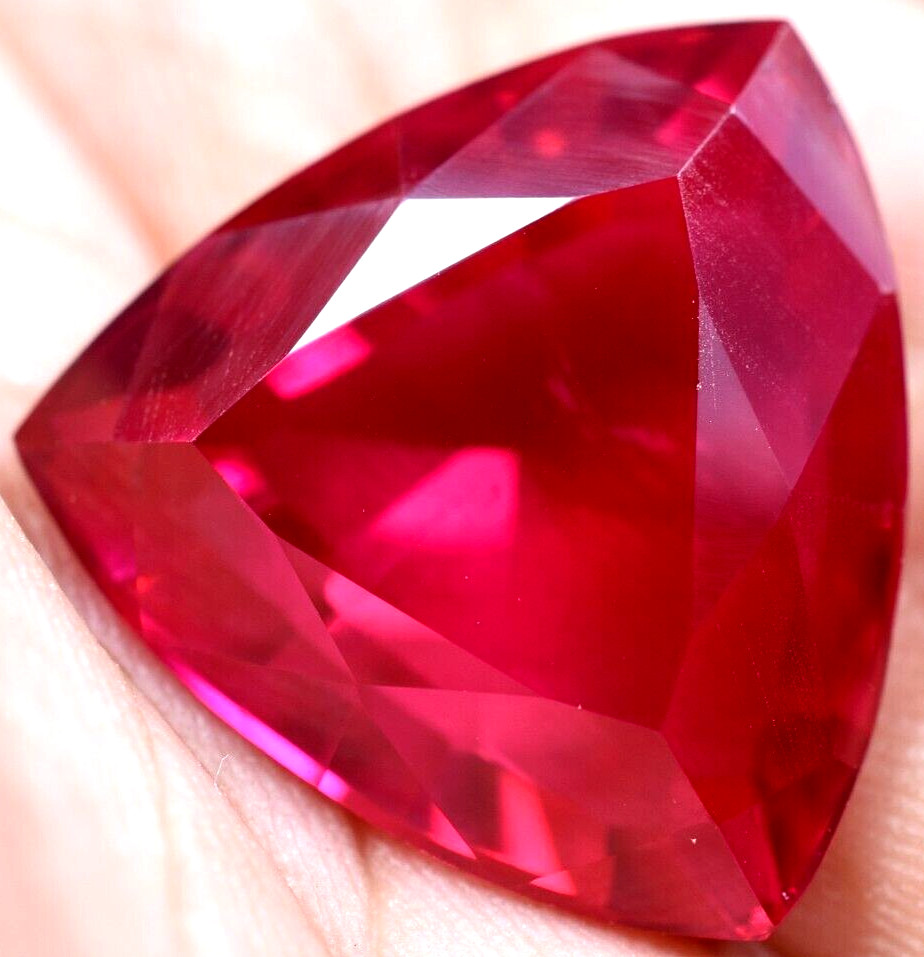 Natural 36.95 Ct Mogok Pink Huge Ruby Sparkling GGL Certified Loose Gemstone