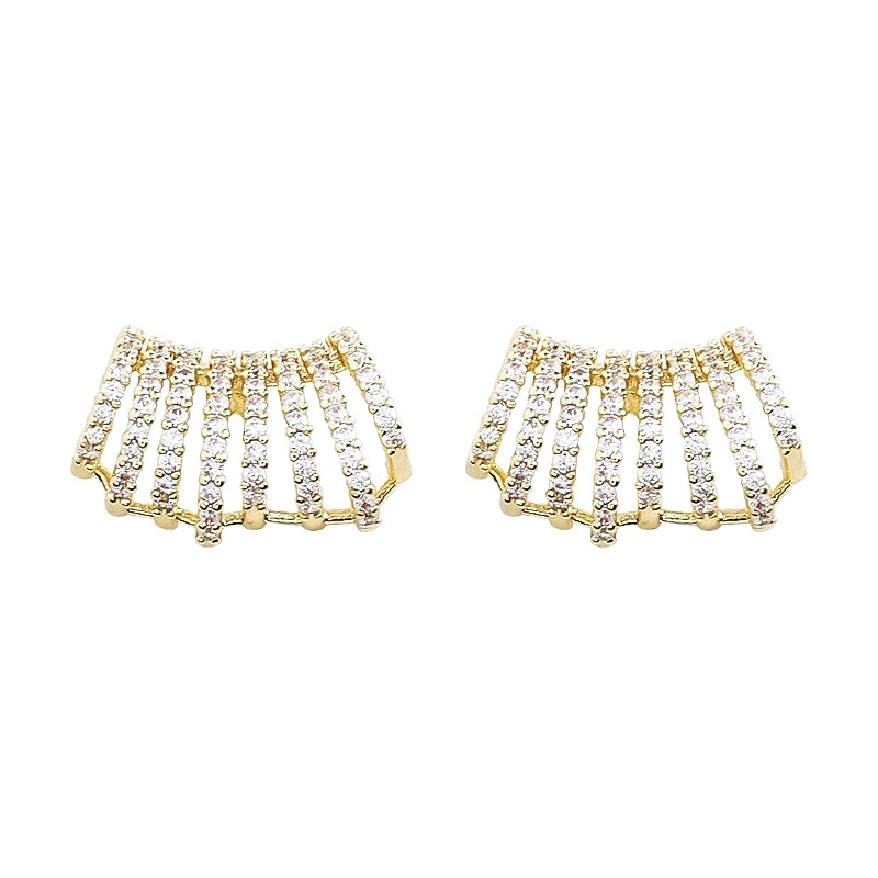 Full Of Diamond High-end Earrings Fashion Commuter Earrings Temperament