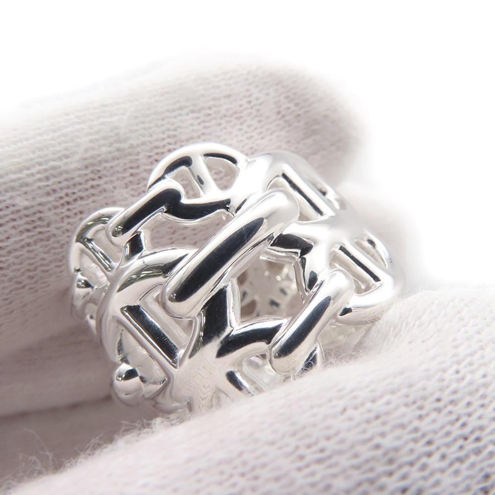 HERMES Chaine d’Ancre Anchene Ring Size GM/51/#11 SV925