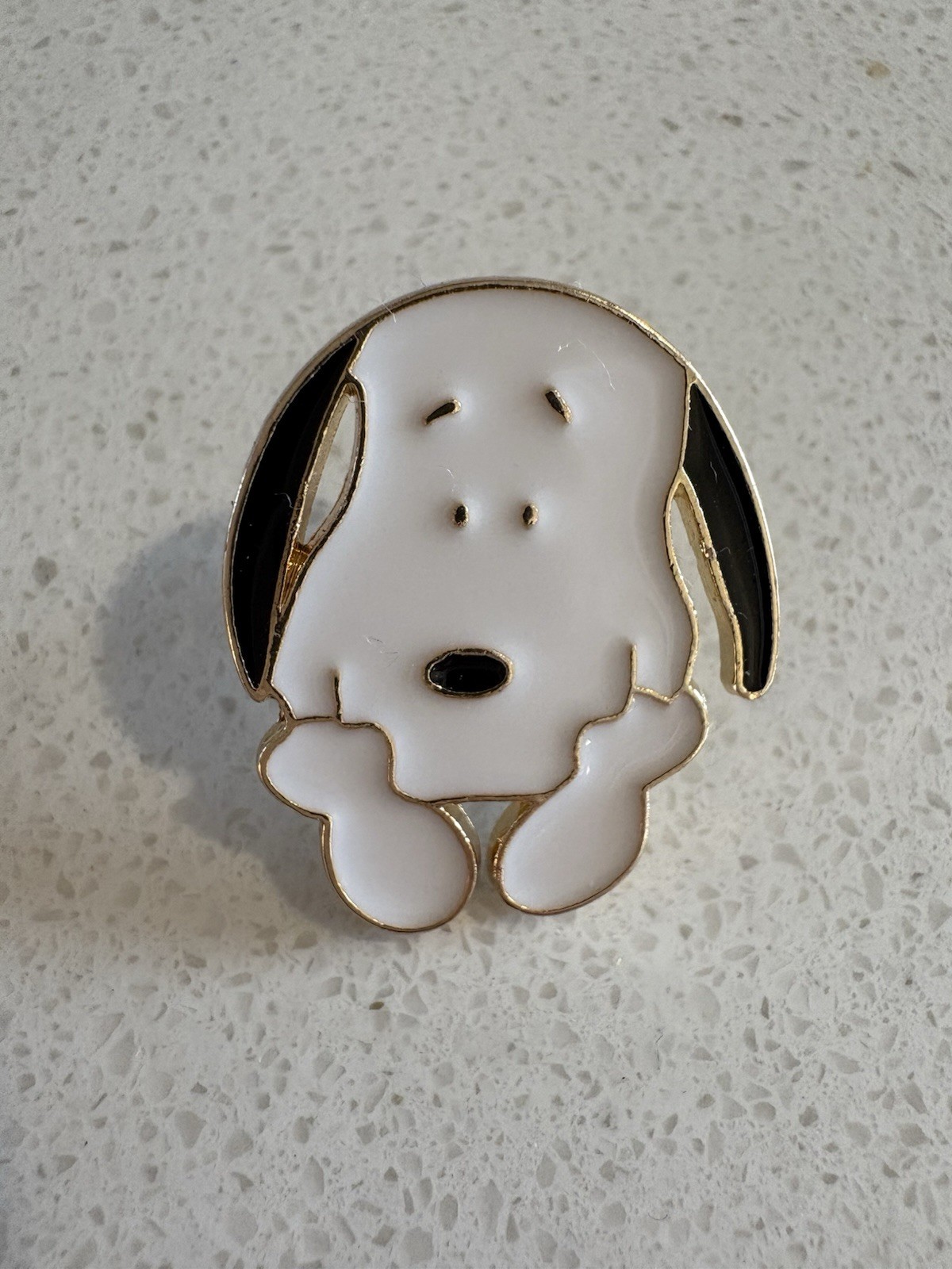 (Set Of 8) Snoopy Peanuts Brooch With Butterfly Clutch Metal Pin Back