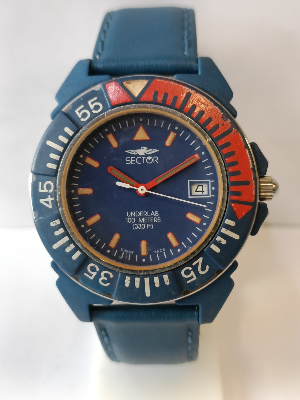 SECTOR NO LIMITS QUARTZ BLUE DIAL SWISS MEN’S WORKING CONDITION