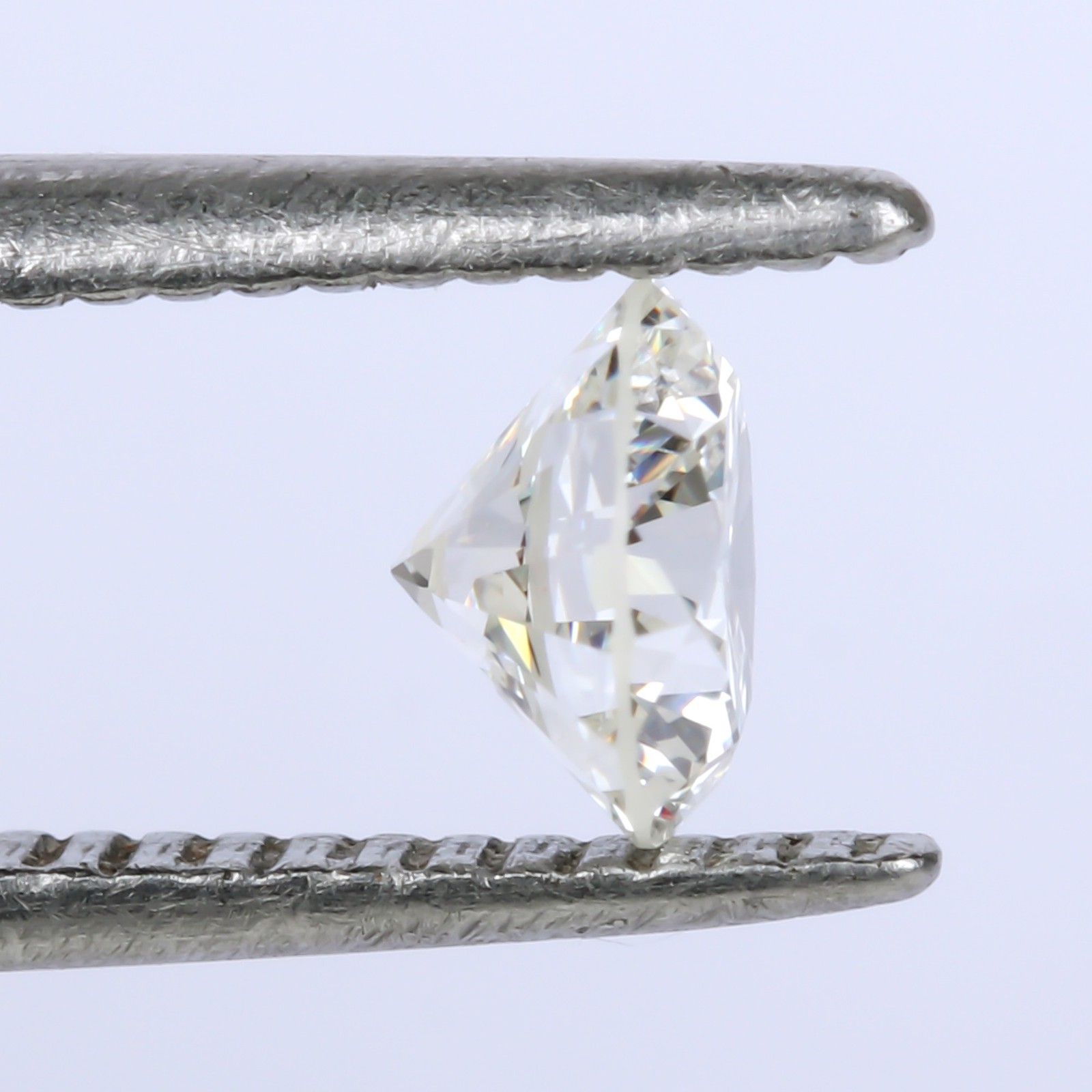0.36 Ct. Natural Round Cut White F Color Diamond, VVS2 Clarity EGL Certified