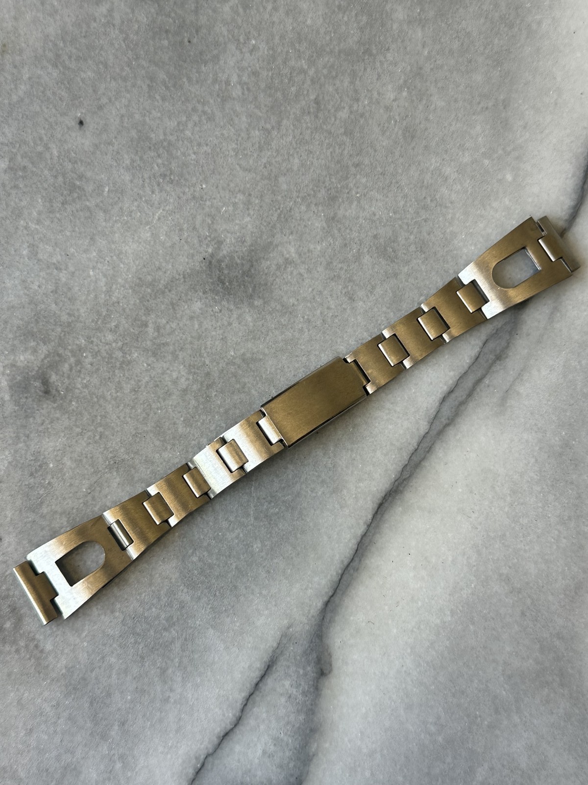 Bracelet de montre vintage en acier inoxydable style Oyster