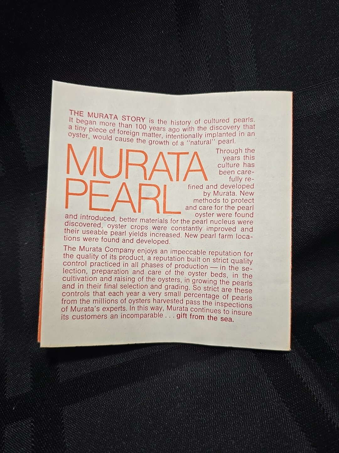 ⚪️Vintage MURATA (2) Loose Pearls 8.22mm/7.44mm Peach/Ivory GENUINE/NO HOLES