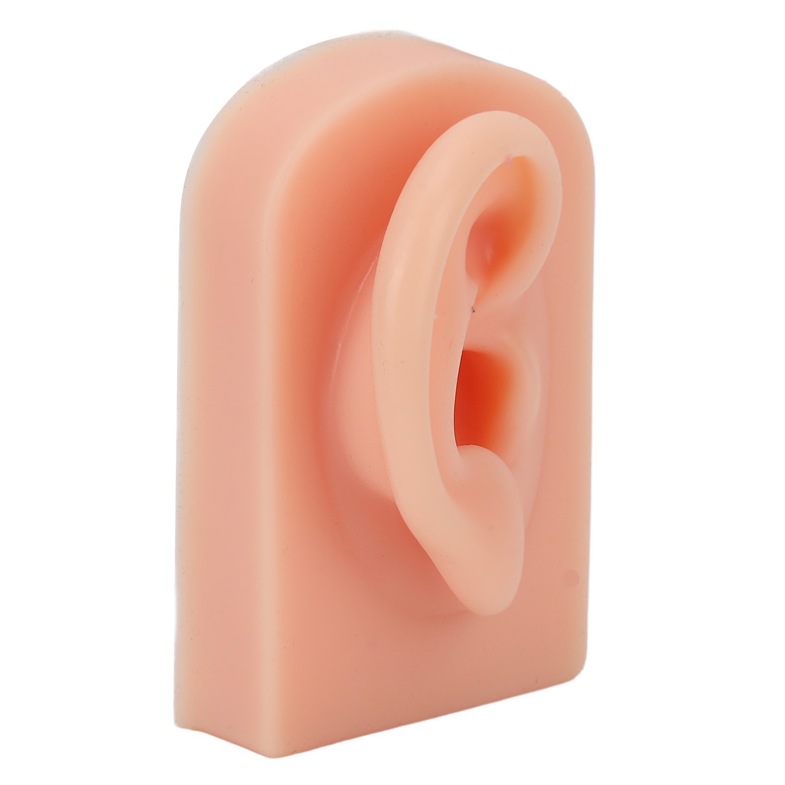 Soft Silicone Ear Model Reusable For Piercing Training (Light Complexion)