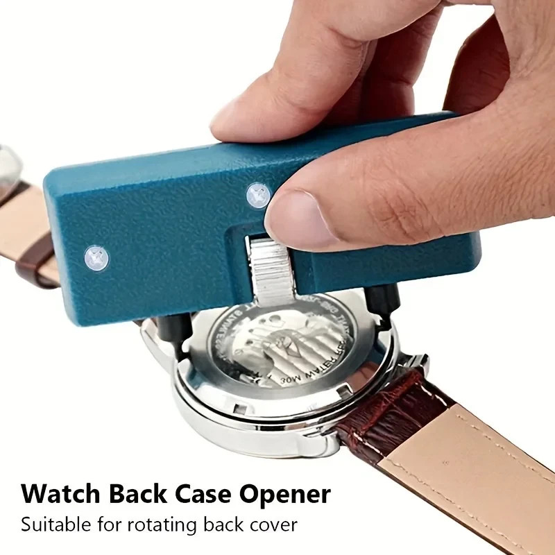 Adjustable Rectangle Watch Back Case Cover Opener Remover Wrench Repair Kit Tool