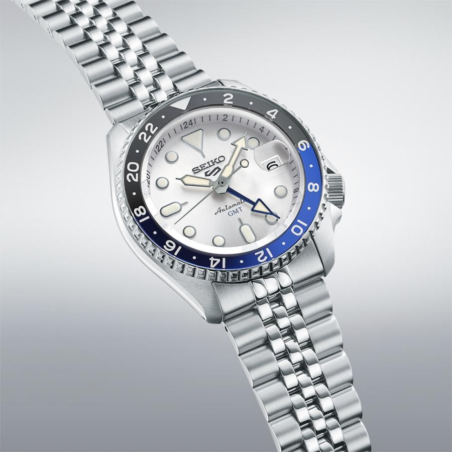 SEIKO 5 Sports SBSC017 White SKX Sports Style GMT Men’s Watch New in Box