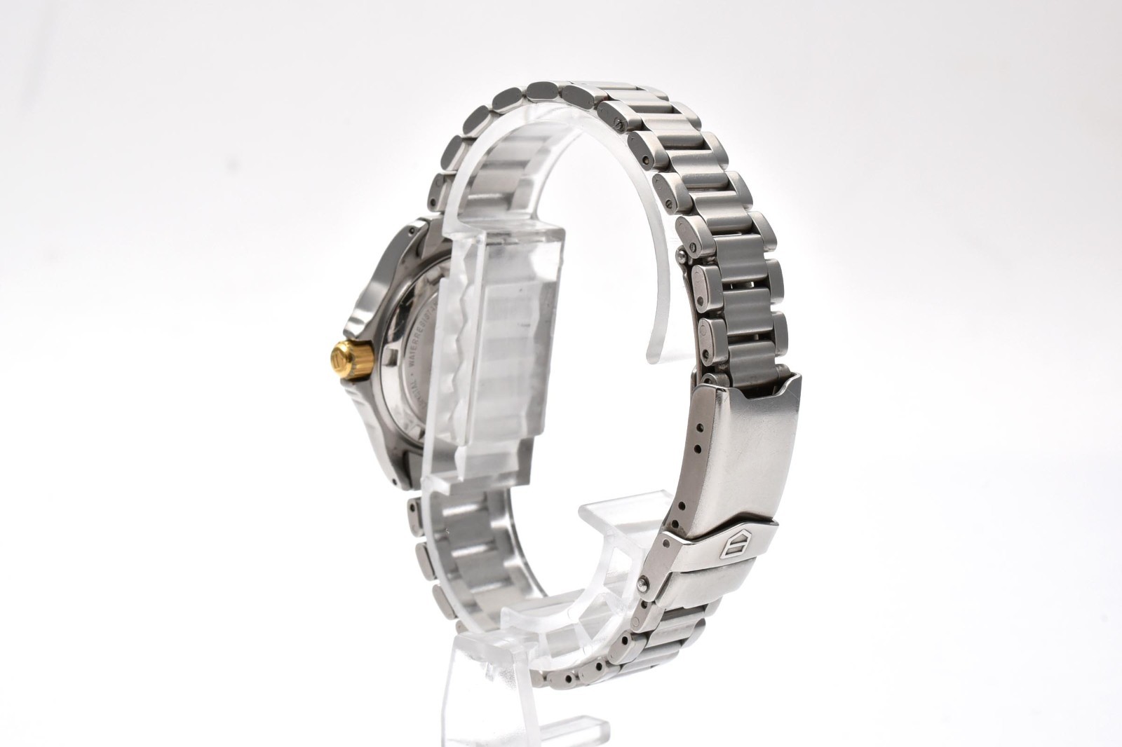 Vintage [N MINT] TAG Heuer 4000 Pro 200m 995.408 Gold Dial Silver Women’s Watch