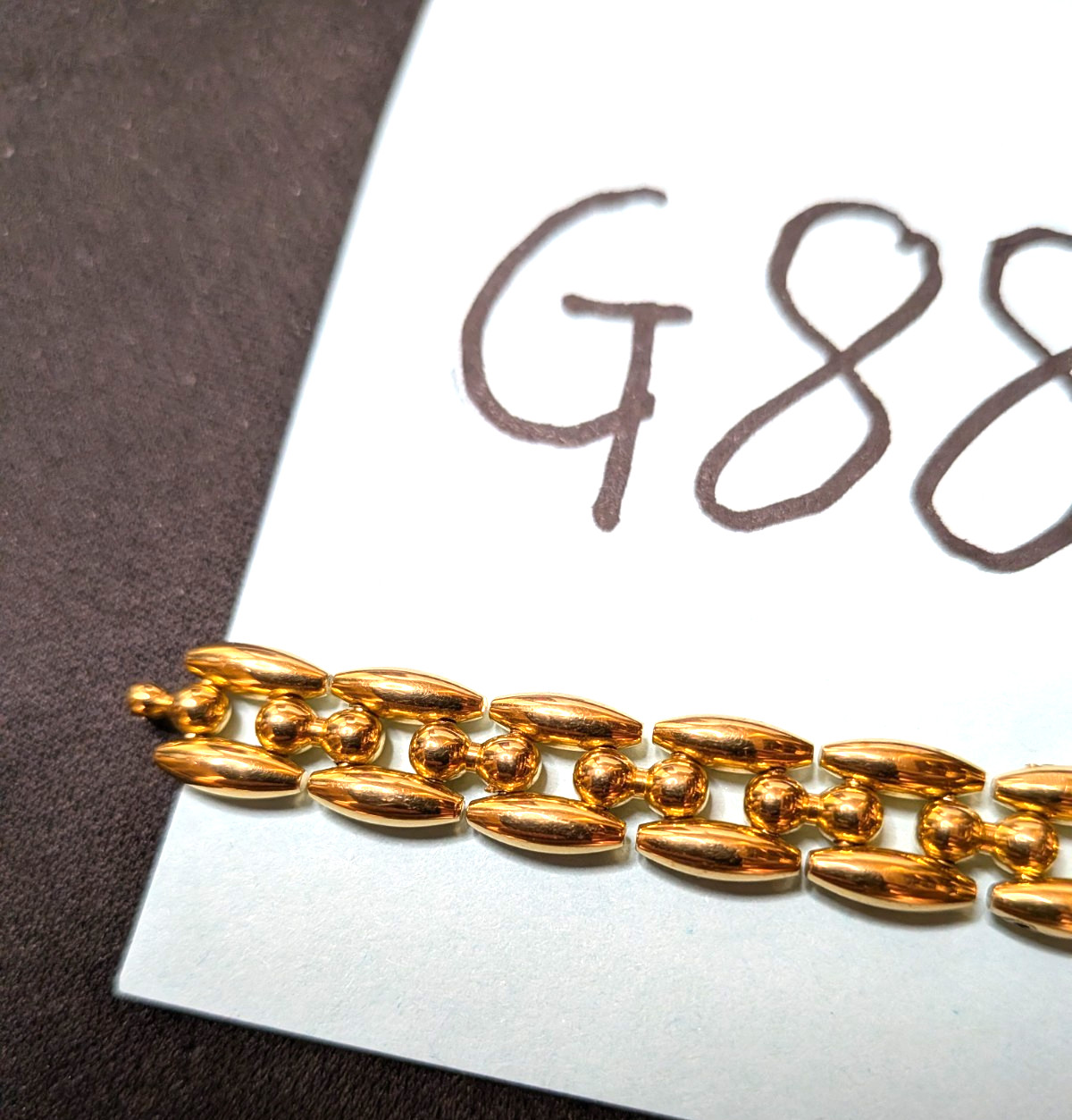 GUCCI Link Change Bezel 11/12.2 1100 Ladies Watch Bracelet Parts Gold used
