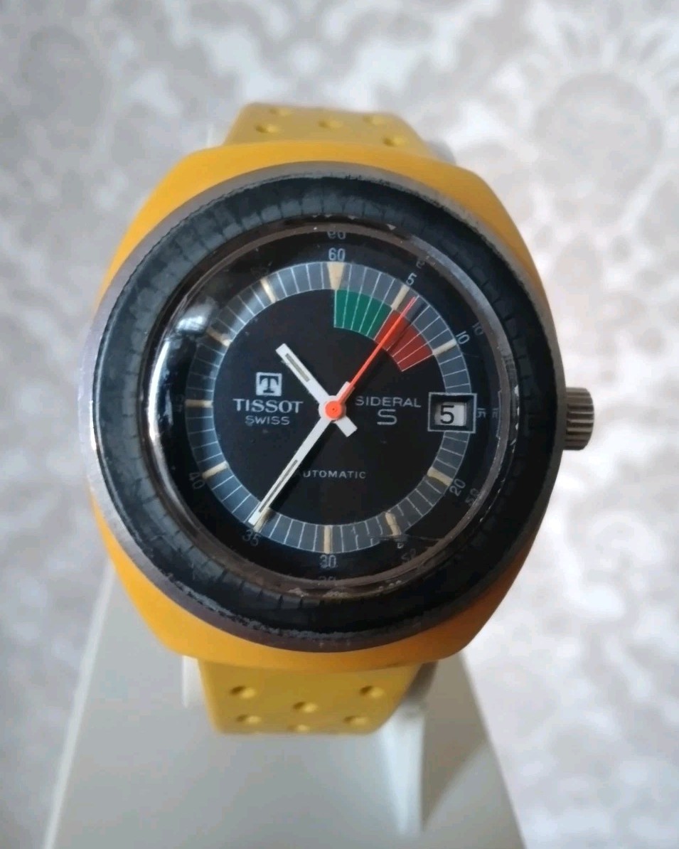 60s TISSOT Sideral S Diver Regatta Yachting Timer Vintage