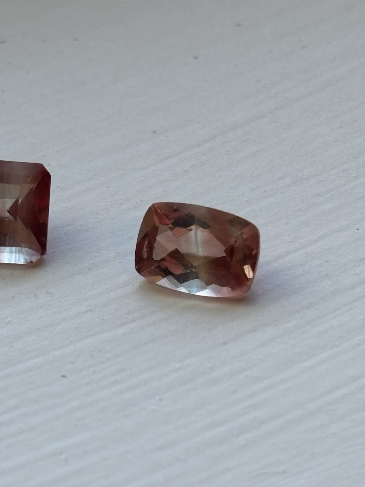 Natural Bolivian Bi-Color Ametrine – 3 Stone Parcel Mixed Cuts Loose Gemstone