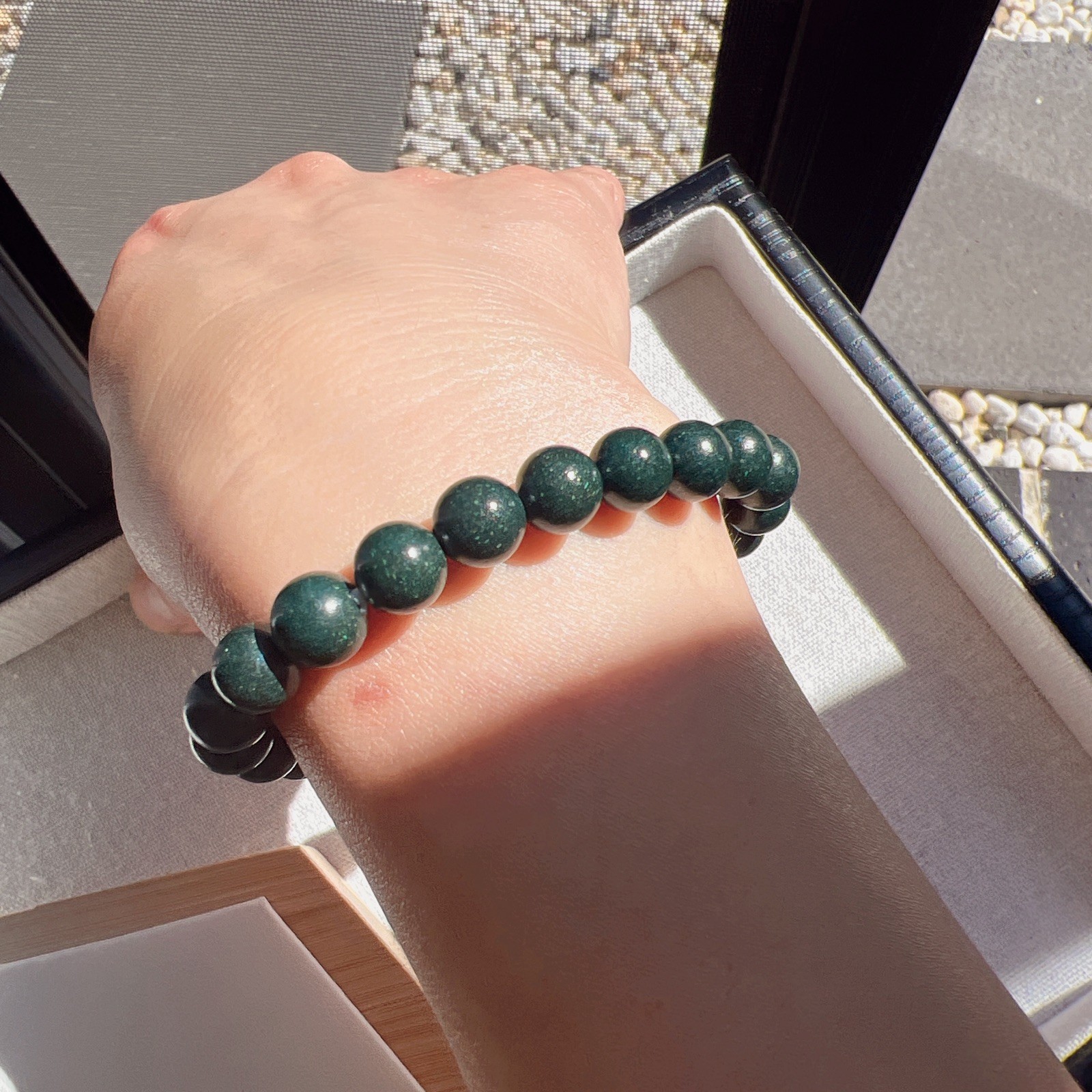 Beautiful Bracelet Made from Natural Special Herbal Ingredients, 8mm Bead