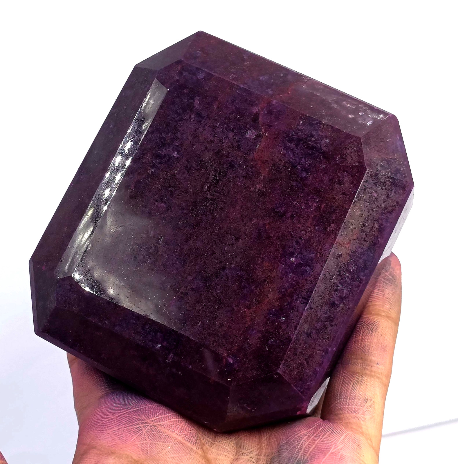 Unique Quality 2827 Ct Natural Red Ruby Emerald Shape IGL Gemstone 6AHG