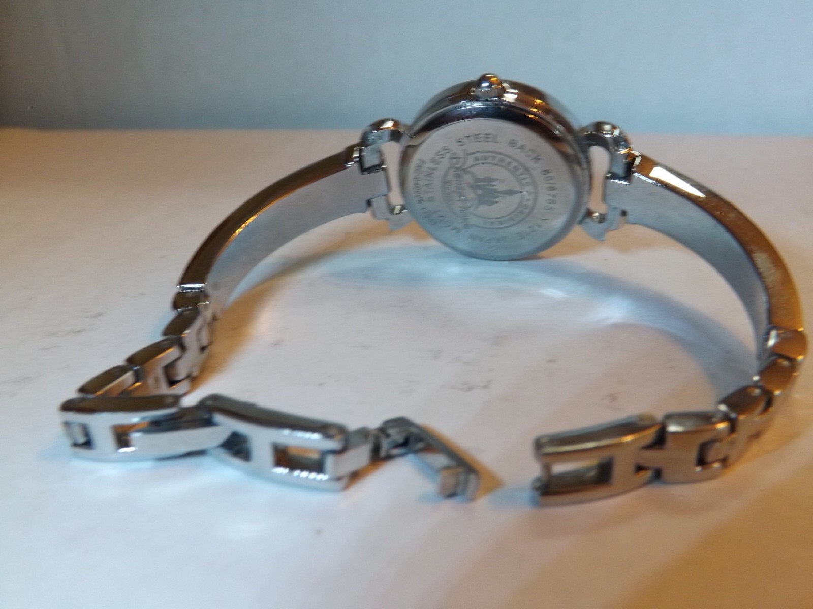 Disney Parks Womens Mickey Mouse Watch -Sparkling Crystals-Two Bonus Bangles-New