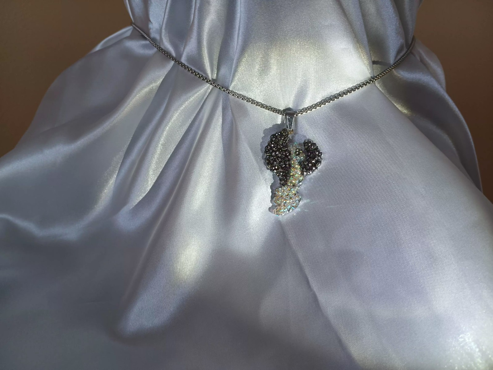 Nebula Galaxy Phoenix Necklace – Crystal Phoenix Jewelry Gift