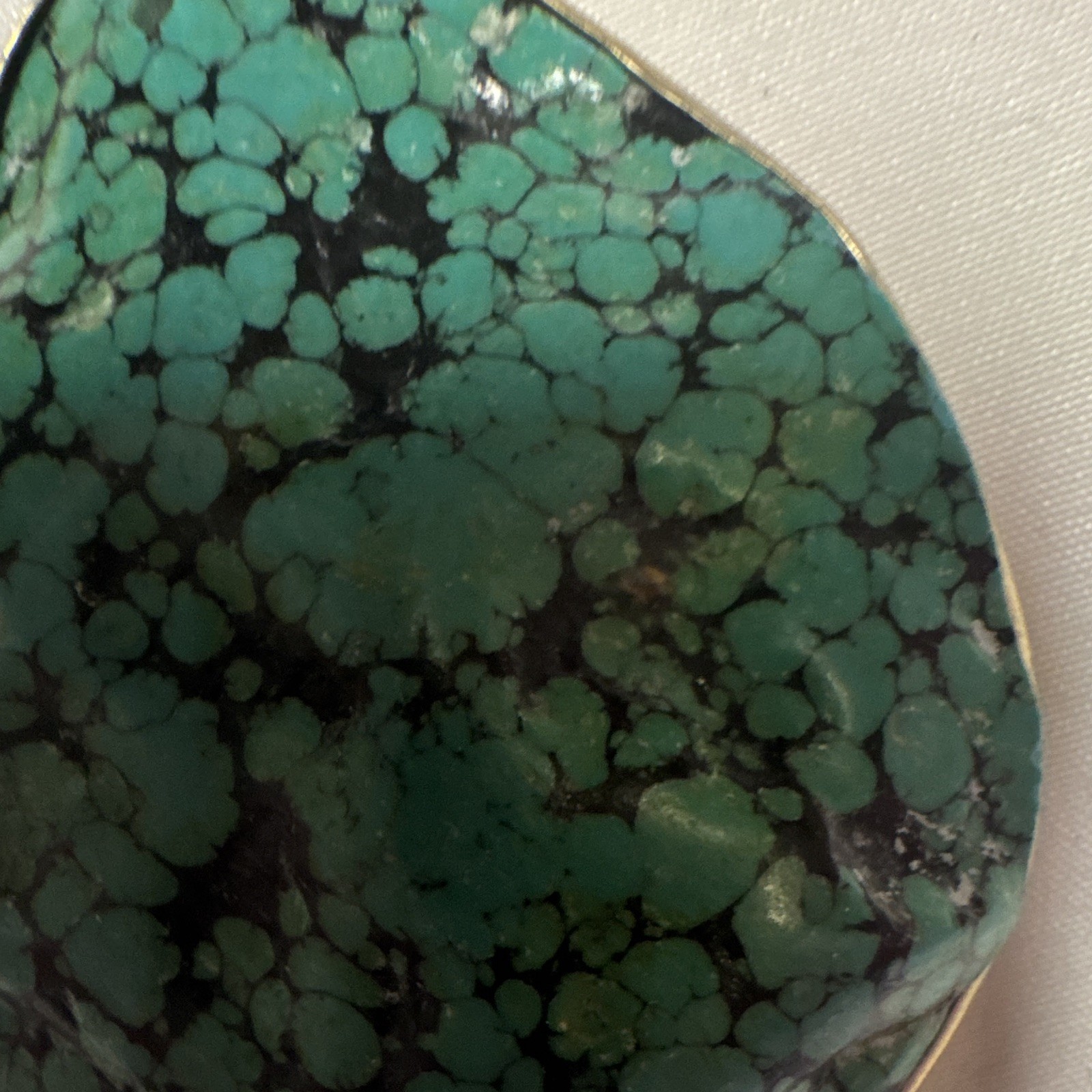Green Turquoise Stone Pendant Necklace Charm Bezel Set 1 Gemstone Stone Material