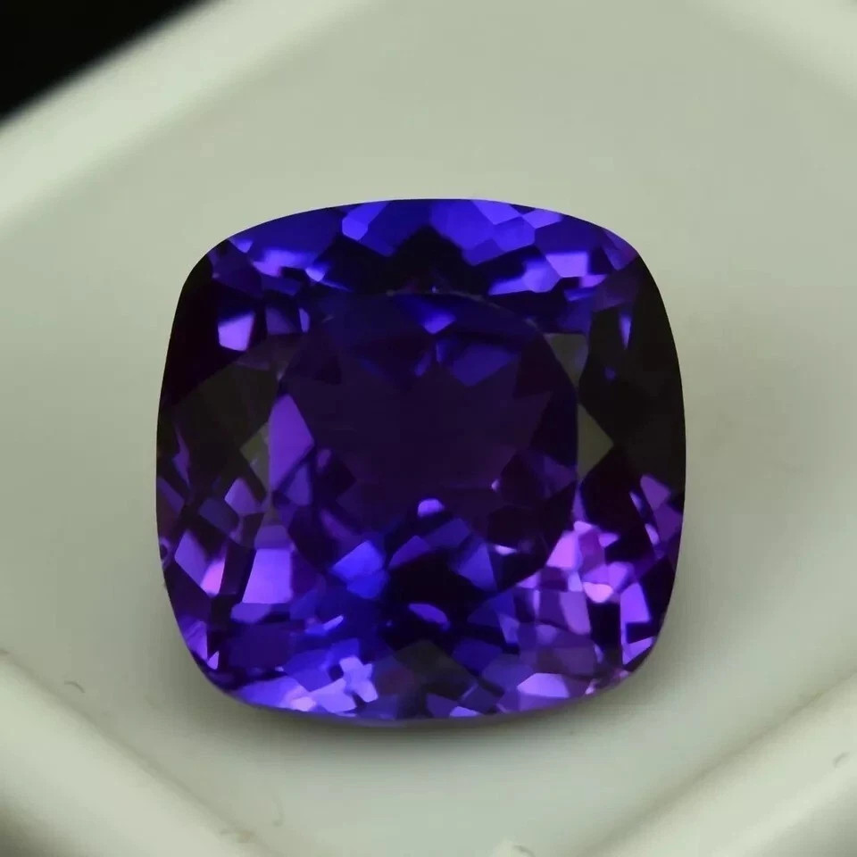 10 Ct Untreated Natural Kashmiri Cushion BLUE Sapphire Certified Loose Gemstone