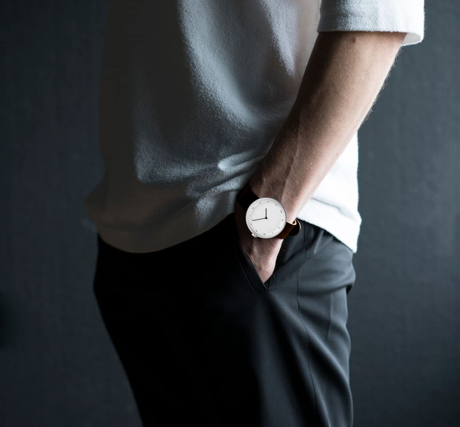 AGEN KGEN Mens Watches Ultra-Thin Minimalist Waterproof Fashion Simple Busine…
