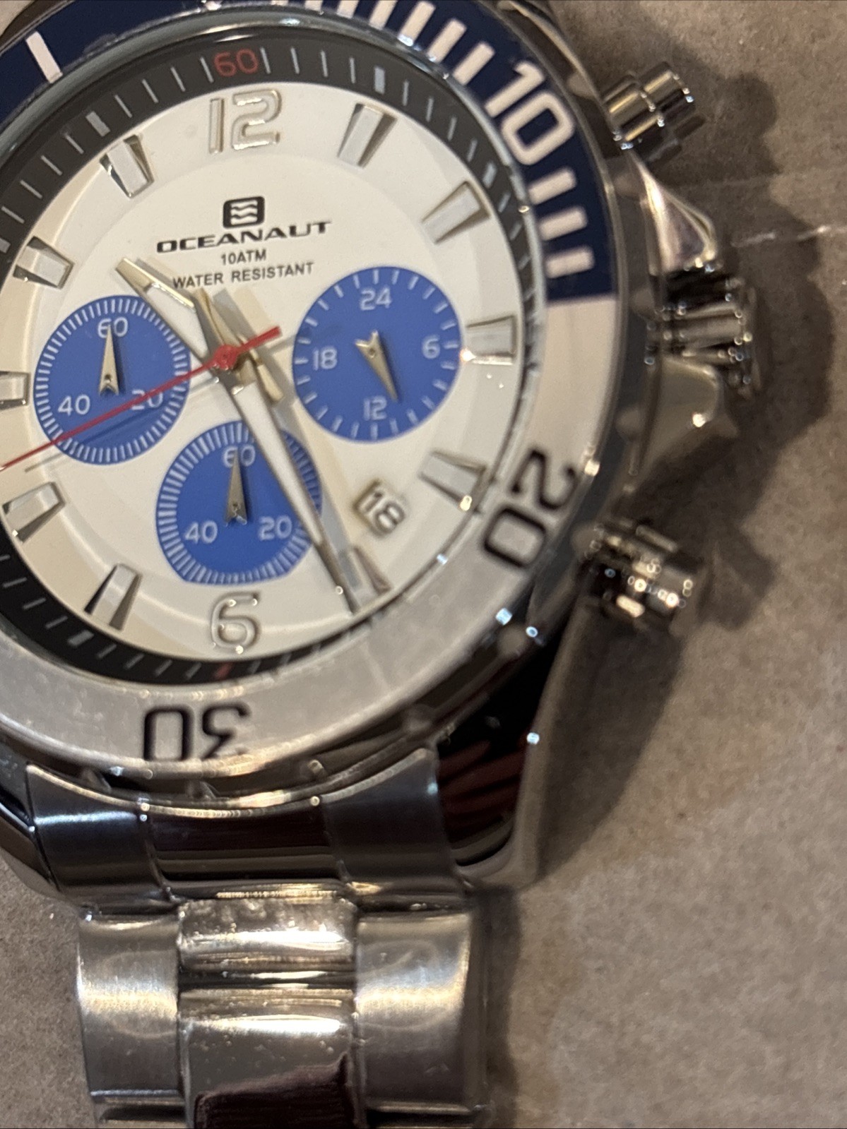 Oceanaut Sevilla Chronograph Quartz White Dial Men’s Watch OC2521