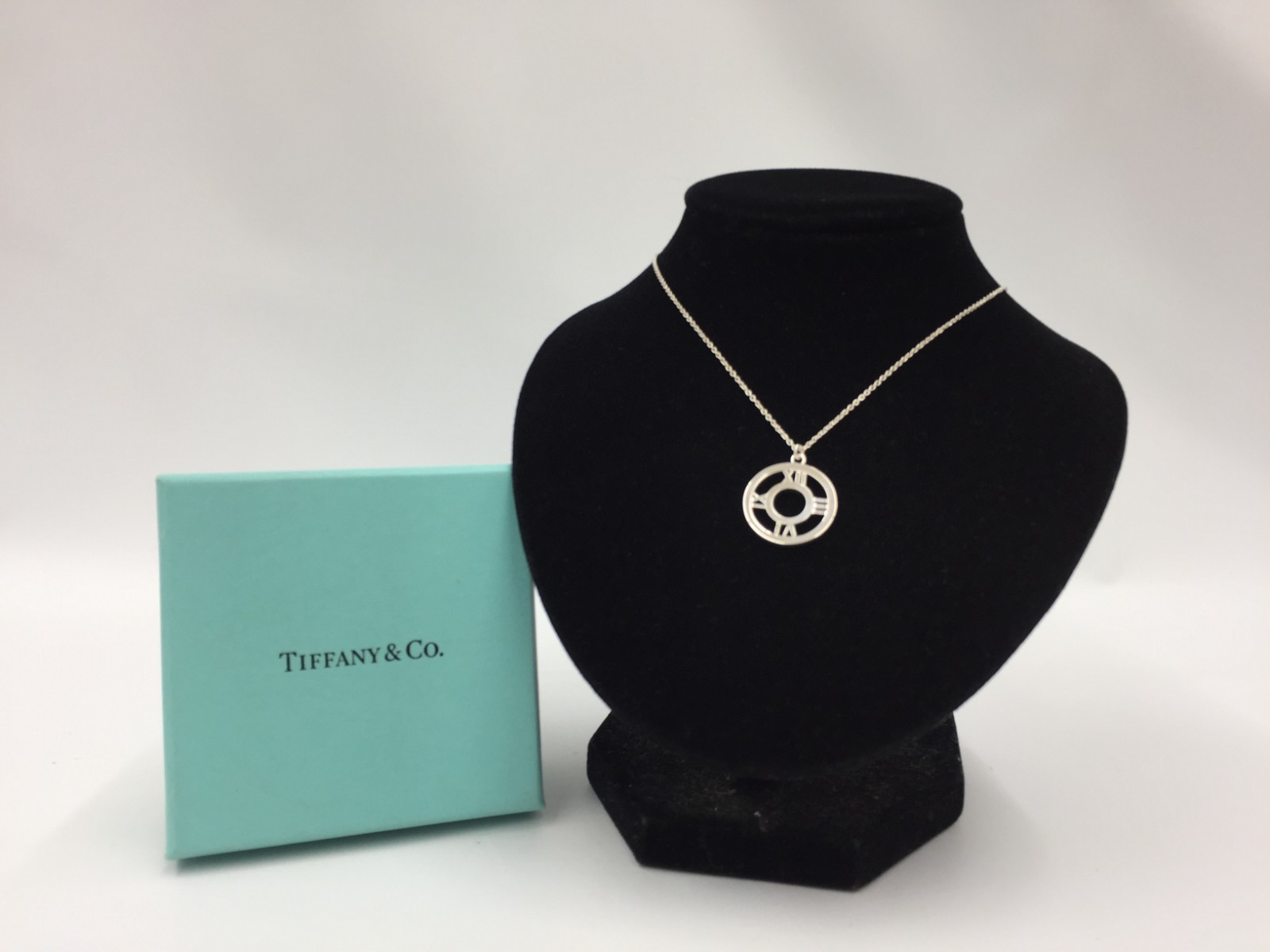 Tiffany & Co. AG 925 Silver Ring Pendant & Necklace 2F080090MS