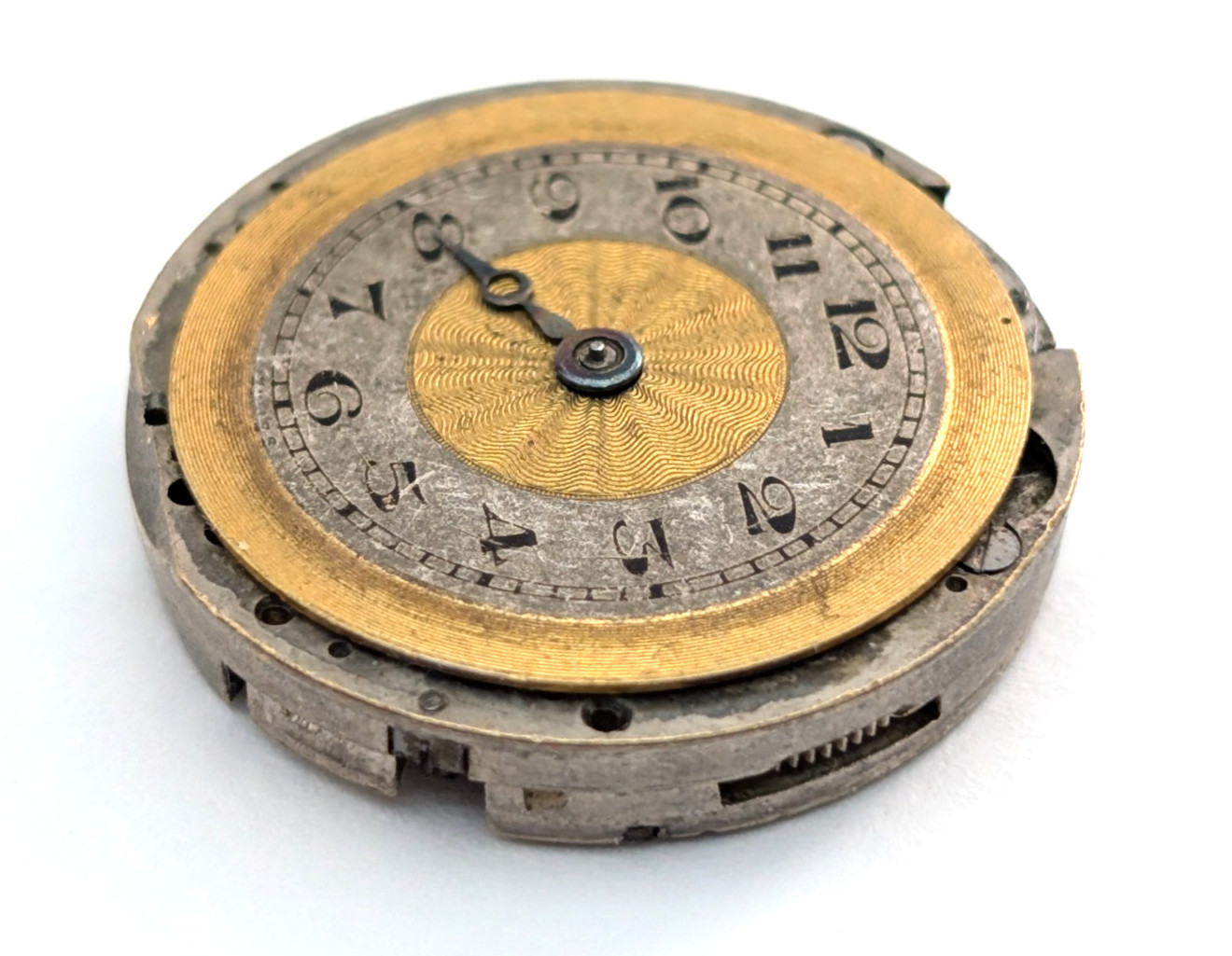 GIRARD 15j Art Deco Textured Dial Ladies 24mm Swiss Watch Movement PARTS REPAIR