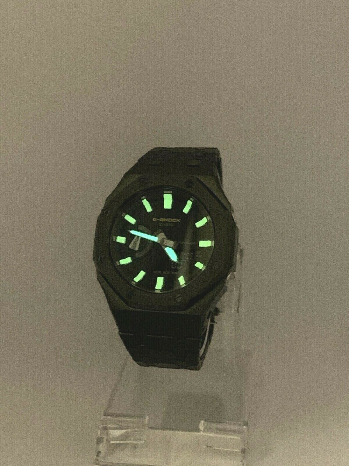 Custom Casio GShock GA2100 GA2110 Watch Lume Dial Indices
