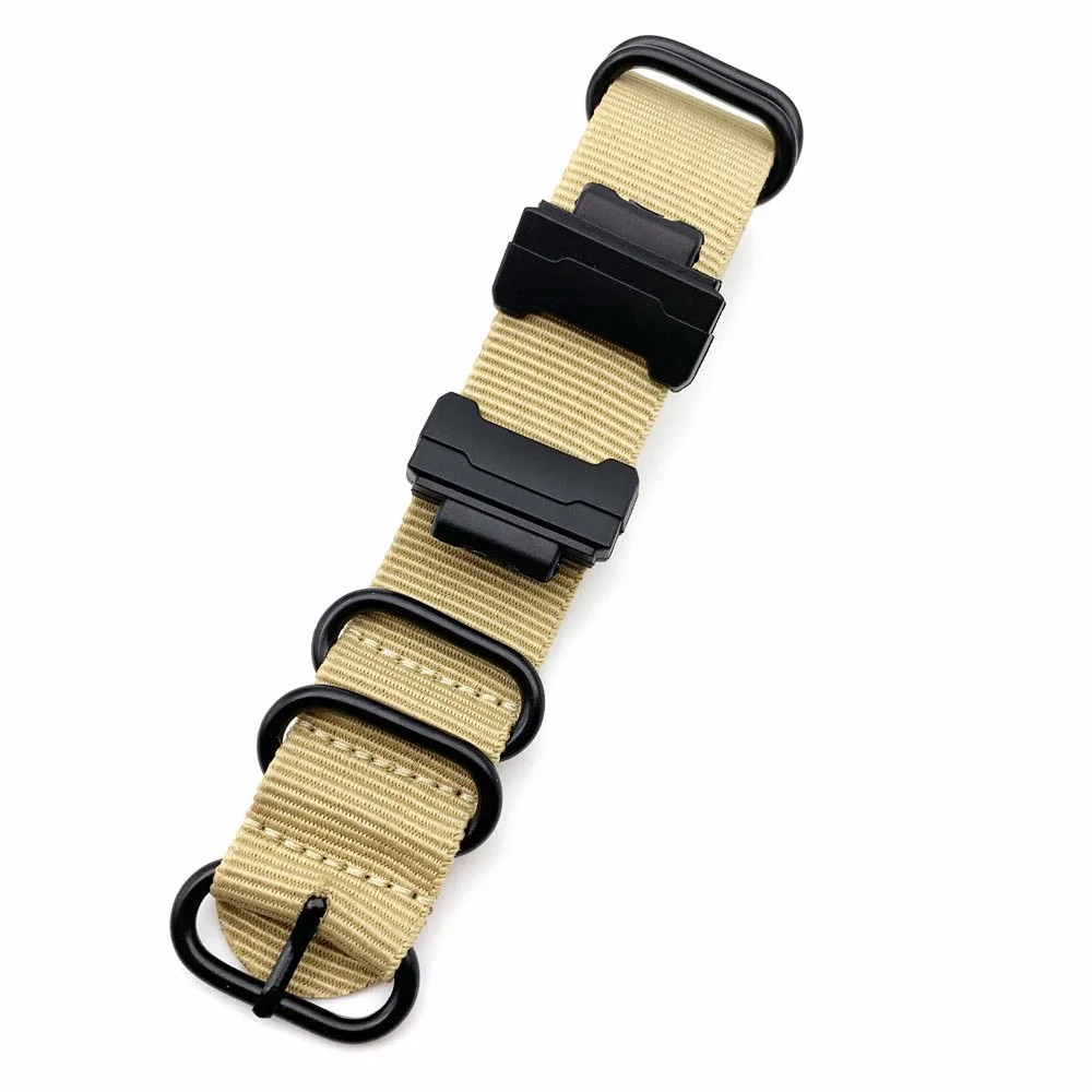 Nylon Watch Band Strap for DW-5600 GA-110 GW-M5610 16mm Adapter Connector Parts
