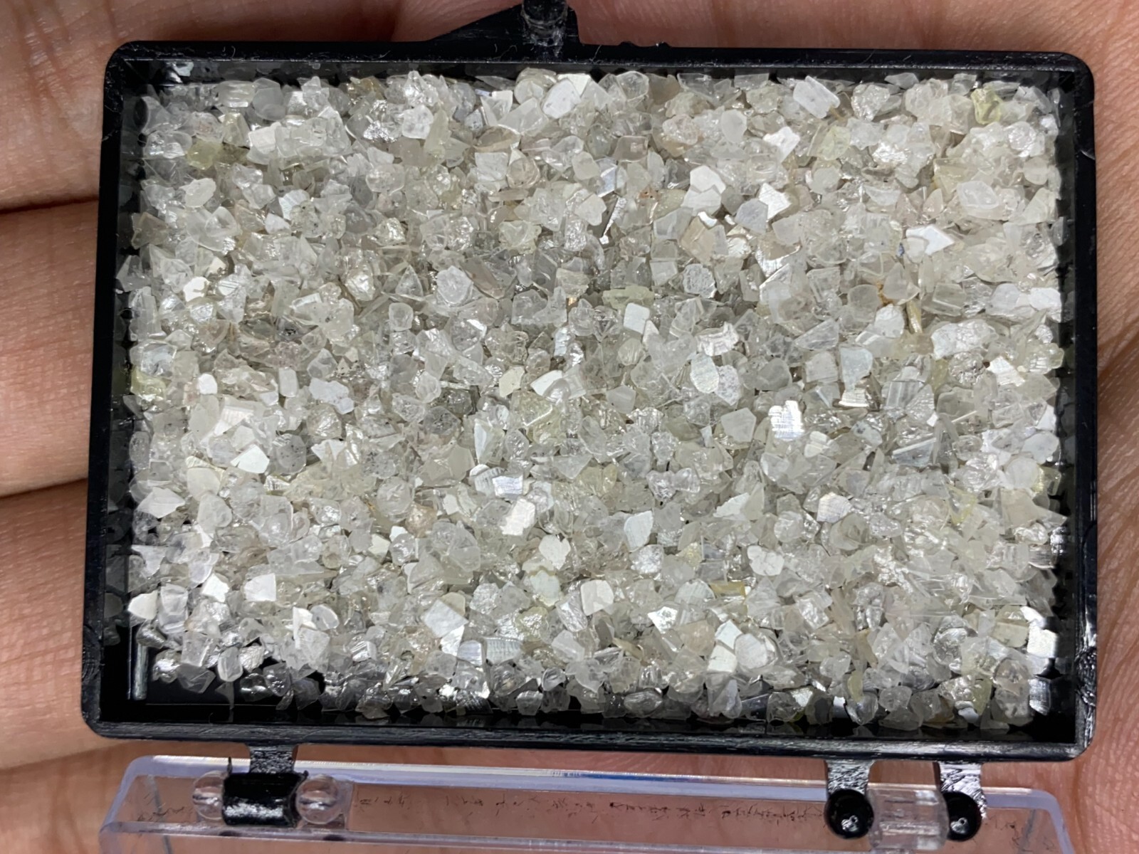 10+CTW SCOOP 100% NATURAL WHITE UNCUT RAW DIAMOND ROUGH DIAMOND LOT FOR JEWELRY