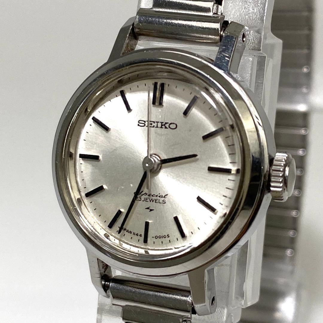 SEIKO 1144-0010 1970s Hand-wound Vintage Watch S000012