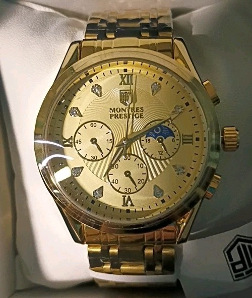 69- Invicta Montres Prestige Gold Luxury Watch MPW-0061 40 MM Men’s Watch